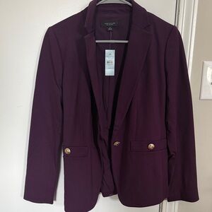 Ann Taylor Women's Deep Purple Blazer